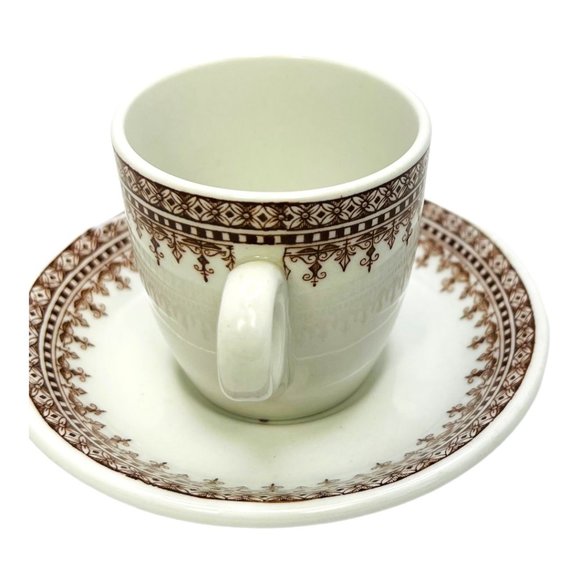 Bel & The Dragon Vitrified Hotel Ware Espresso Teacup Set Dunn Bennett - Picture 5 of 10